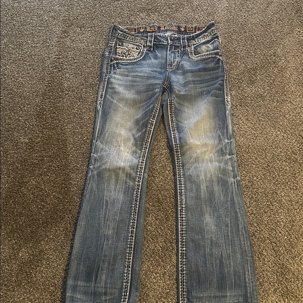 Rock Revival Blue Jeans